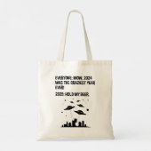 Tote Bag 2025 Tenez ma bière Jour de l'An (Dos)