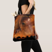 Tote Bag 2026 Année du Cheval de Feu - Firestorm (De près)