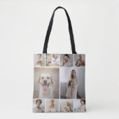 Tote Bag 20 Photo collage modèle personnalisé (Devant)