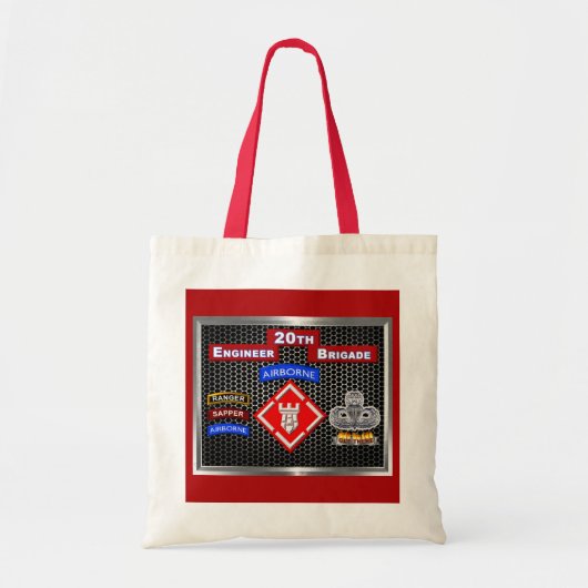 Tote Bag 20e brigade du génie aéroportée (Devant)