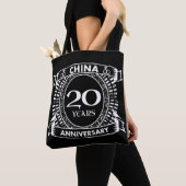 Tote Bag 20ème anniversaire du mariage chine (De près)