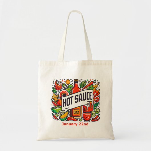 Tote Bag 22 janvier - Journée de la sauce chaude (Devant)