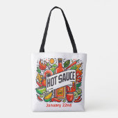 Tote Bag 22 janvier - Journée de la sauce chaude (Dos)