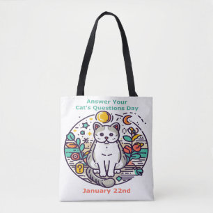 Tote Bag 22 janvier - Répondre aux questions de votre chat