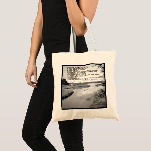Tote Bag 23e Versets de la Bible du Psaume (Devant (produit))