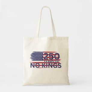 Tote Bag 250 ans de drapeau américain « No Kings »