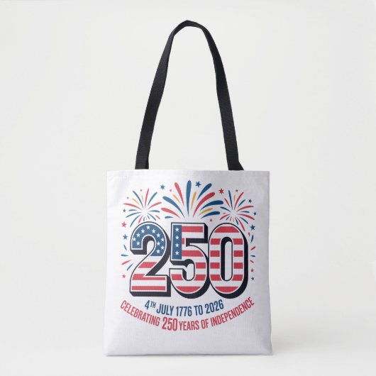 Tote Bag 250 Ans d'Indépendance (Devant)
