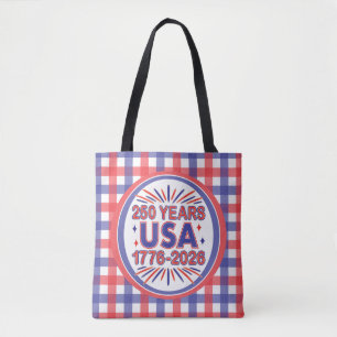 Tote Bag 250 ans USA Semiquinentenaire 1776-2026