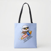 Tote Bag 250 Mauvaises Décisions, Eagle Firecracker du 4 ju (Devant)