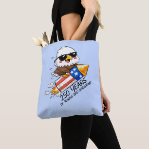 Tote Bag 250 Mauvaises Décisions, Eagle Firecracker du 4 ju