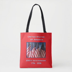 Tote Bag 250e anniversaire USA Patriotic Commemorative