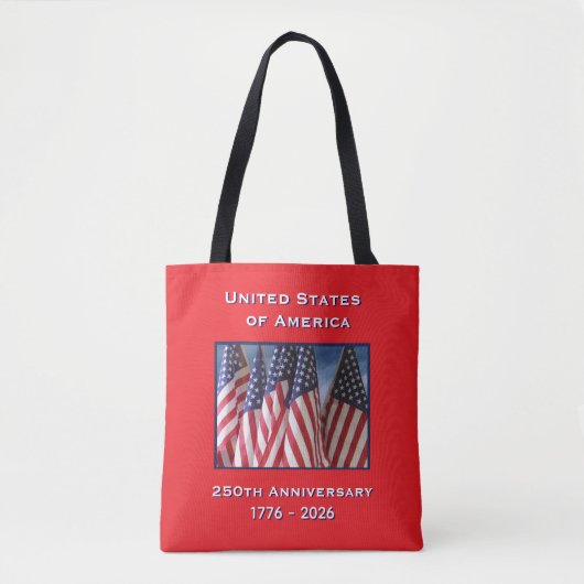 Tote Bag 250e anniversaire USA Patriotic Commemorative (Devant)