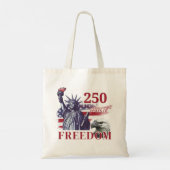 Tote Bag 250th Anniversary USA Flag Liberty Eagle Freedom (Dos)