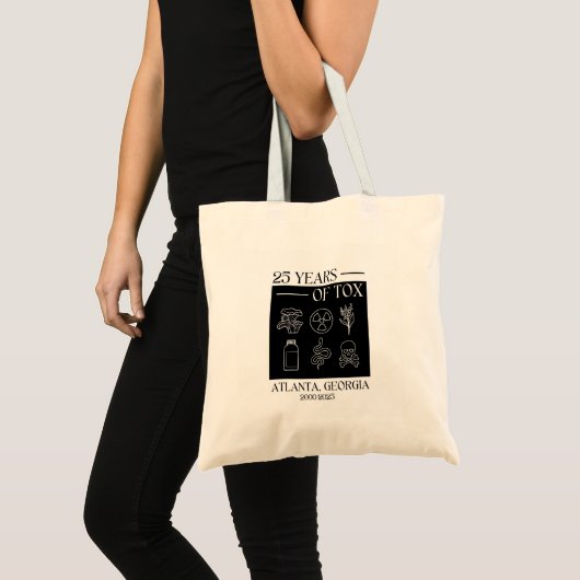 Tote Bag 25 ans de Tox Fourre-tout (Devant (produit))