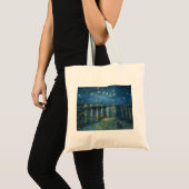 Tote Bag 25. Nuit étoilée sur le Rhône par Vincent van Gog (Devant (produit))