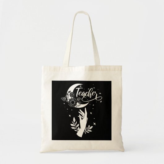 Tote Bag 2- Chemise d'enseignant inspirant, Enseignant mini (Devant)