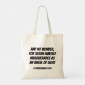 Tote Bag 2 Corinthiens 11:14 (Dos)