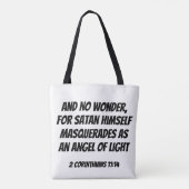 Tote Bag 2 Corinthiens 11:14 (Dos)
