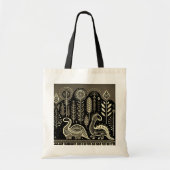 Tote Bag 2 dinausées à la forêt foncée (Devant)
