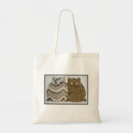 Tote Bag 2 Fat Cats #1 (Devant)