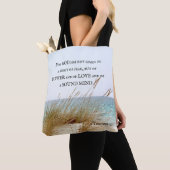 Tote Bag 2 Timothée 1:7 Dieu n'a pas donné un esprit de peu (De près)