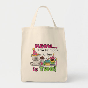 Tote Bag 2e t-shirts et cadeaux d'anniversaire Kitten