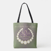 Tote Bag 30e/12e anniversaire de perles (Dos)