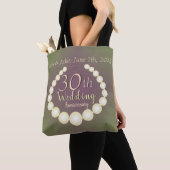 Tote Bag 30e/12e anniversaire de perles (De près)