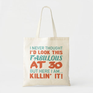 Tote Bag 30e anniversaire pour les femmes fabuleuses
