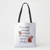 Tote Bag 31:25 de proverbes (Devant)