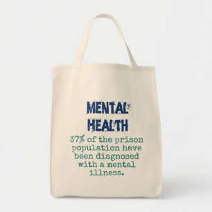 Tote Bag 37 % De La Population Prisonnière - Santé Mentale