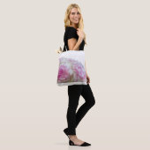 Tote Bag 3975-Roses roses et blanches (Sur le modèle)