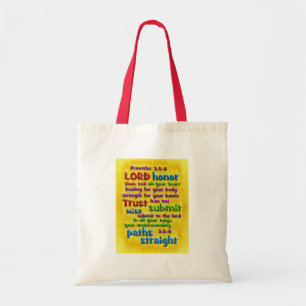 Tote Bag 3:5 de proverbes - aluminium 8 jaune