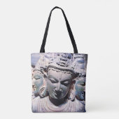 Tote Bag 3 Asie Pierre Façade Antique Statue Photo Style (Dos)