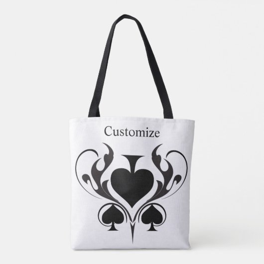 Tote Bag 3 Black Spins Tribal Thunder_Cove (Dos)