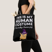 Tote Bag 3 Mon costume humain Je suis vraiment guinéen Coch (De près)
