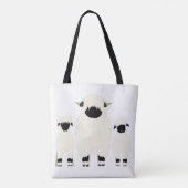 Tote Bag 3 Valais Moutons à droite (Dos)