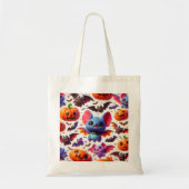 Tote Bag 3D cute bats halloween (Devant)