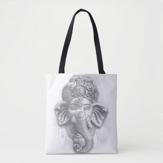 Tote Bag 3d Seigneur Ganesha - Om (Devant)