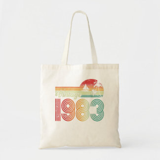 Tote Bag 40 ans Garçons filles Cadeaux Vintage 1983 40e Bir