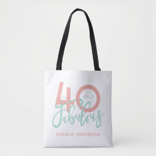 Tote Bag 40 et fabuleuse fête d'anniversaire en or et noir