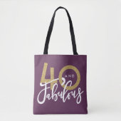 Tote Bag 40 et fabuleux (Devant)
