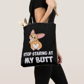 Tote Bag 49 Arrêtez De Commencer À Mon Bout (De près)