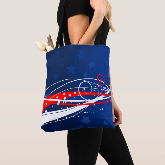 Tote Bag 4 Juillet Abstrait