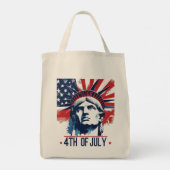 Tote Bag 4 juillet célébration de la fierté patriotique amé (Dos)
