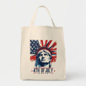 Tote Bag 4 juillet célébration de la fierté patriotique amé (Devant)