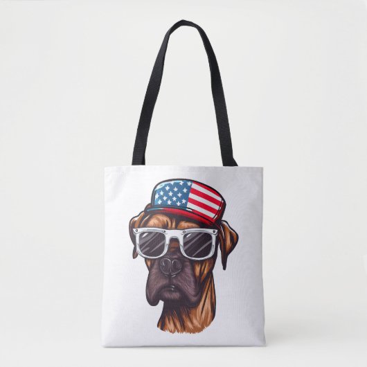 Tote Bag 4 juillet de boxe (Devant)