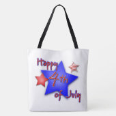 Tote Bag 4 juillet heureux (Dos)