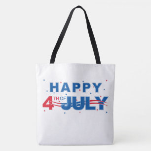 Tote Bag 4 juillet heureux