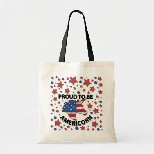 Tote Bag 4 juillet mignonne rouge, blanc et bleu américain (Devant)